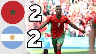 Argentina vs Morocco ( 2 2 ) | Extеndеd Highlights | Olympics games