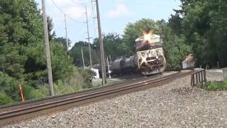 NS WBD manifest on the Chicago Line in Millbury, OH