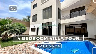 Stunning 4 Bedroom  High Ceiling Villa with Pool - #Jannusan , #Bahrain