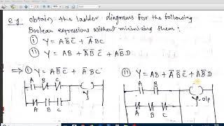 ladder diagram for boolean expression