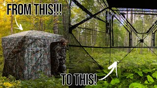 (NEW) TideWe VisMaster SEE-THROUGH Ground Blind | INSANE Results!!