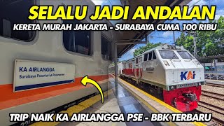 JAKARTA - CIREBON CUMA 50.000 ‼️ Trip Naik KA Airlangga terbaru 2024 (Pasar Senen - Babakan)