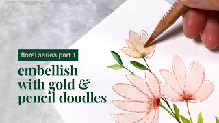 Simple + elegant floral watercolor paintings | Part 1