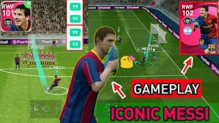 102 Rated Iconic MESSI Gameplay PES 2021 Mobile