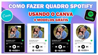 COMO FAZER QUADRO SPOTIFY USANDO O CANVA.