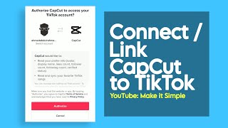 How to Connect (Link) and Unlink CapCut to TikTok Account