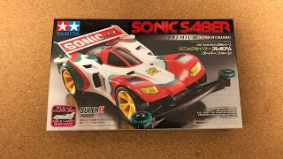 SONIC SABER Premium - TAMIYA MINI 4WD - UNBOXING