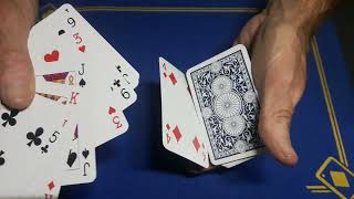 1 of the best IMPROMPTU card tricks PERFORMANCE and TUTORIAL