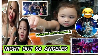 STREET FOOD MUKBANG WITH MICHAELA + CLUBBING WITH CHEF! WATCH TILL THE END! 🤣