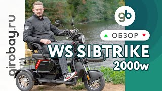 WHITE SIBERIA SIBTRIKE 2000W - удобный двухместный трицикл для длительных поездок. 😈 Новинка 2021 г.