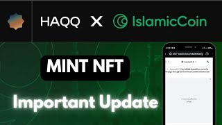 Islamic coin airdrop updates | Haqq expedition NFT minting