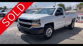 2018 Chevy Silverado 1500 Single Cab v6...SOLD