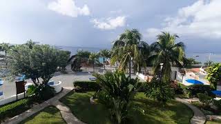 Cloudy sky of Cozumel, Mexico