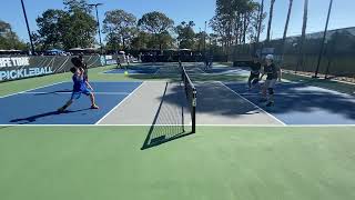 Nathan & Ethan vs Elliott & Landon, NJP U12 advanced doubles G1