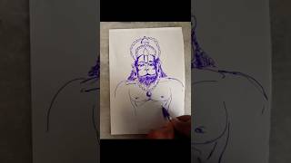 केसरी के लाल art #viral #shorts #youtubeshorts #hanuman #god