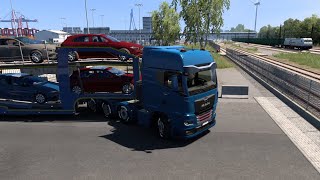 ✅ LLEVANDO Nuevos AUTOS con mi TRUCK FAVORITO ✅ ETS 2 1.49 GAMEPLAY PC 💥 TOP GRAFICOS en ULTRA ✅