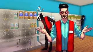 БЕДА ПРИШЛА,ОТКУДА НЕ ЖДАЛИ.. В МАГАЗИНЕ ЗАВЕЛСЯ ВОР! GROCERY STORE SIMULATOR