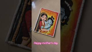 Krishna ji and yashoda Maiya 3D art || Mother's day special || 💕✨🙏 #art #mothersday