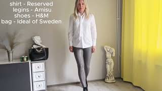 Leather style clothes, Stella McCartney bag, Michael Kors, Gyrol, Reserved, Ideal of Sweden, H&M