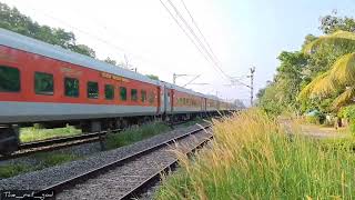 Last run of 12431 Thiruvananthapuram Rajdhani in 2022 monsoon schedule | #indianrailways #rajdhani