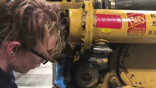 CAT 3126 Thermostat and Water Pump removal - JTech