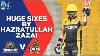 Hazratullah Zazai Blistering Knock  Peshawar Zalmi vs Karachi Kings  Match 19  HBL PSL 7  2022