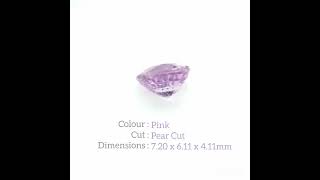 1.33CTS Unheated Pink Sapphire #gorgeousgems #gemstone