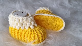 Kolay bebek patiği/Knit baby shoes