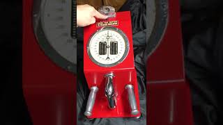 Demo of the push and pull bars - Gottlieb grip test penny arcade machine