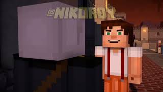 Jesse triggers the Warden - Minecraft: Story Mode Modded