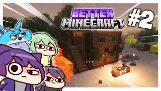 Xây dựng buôn làng, có thêm Cry x 17 - Better Minecraft #2