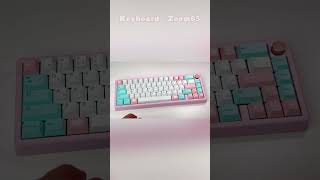 Zoom65 EE Pink mechanical keyboard  #customkeyboards #gaming #keyboardasmr #клавиатура #keeb #pink