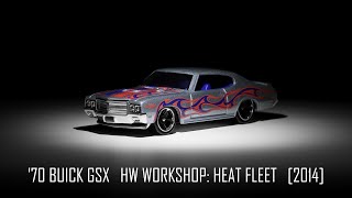 Hot Wheels '70 Buick GSX HW Workshop: Heat Fleet [2014]