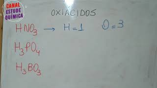 ÁCIDOS - FORÇA ÁCIDA: HIDRÁCIDOS E OXIÁCIDOS