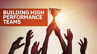 Building High Performance Teams