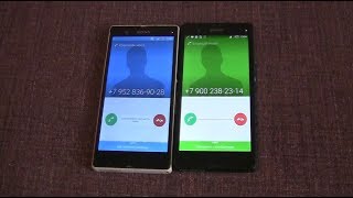 Sony Xperia Z double incoming call