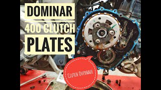 Dominar 400 Clutch Overhaul | Clutch Plates Change | Clutch  Maintenance | Slipper clutch