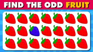 Find the ODD One Out 🍎🥑🥭 in 5 Minutes TODAY? Easy, Medium, Hard Levels.