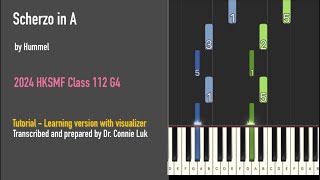 76th HKSMF 校際音樂節 Class 112 G4| Scherzo | Hummel | Learning/Gaming version | Visualizer