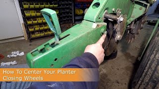 How to Center Your Planter Closing Wheels