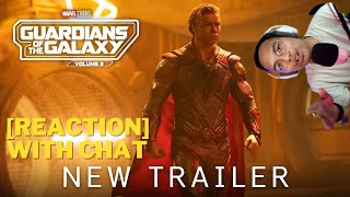 [REACTION] THE GUARDIANS OF THE GALAXY VOLUME 3 MOVIE TRAILER WITH CHAT (STREAM HIGHLIGHTS)