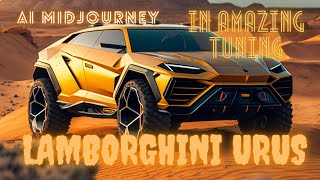 Lamborghini Urus in amazing tuning, AI Midjourney... #midjourney