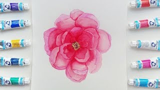 How To Paint Watercolor Flowers - Botanical Painting Tutorial