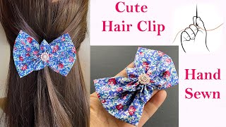 🎀🎀🎀 Hand Sewn Divine Hair Bow with Flower Made with Fabric | Laço Divino com Flor Feito com Tecido