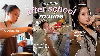 AFTER SCHOOL "REALISTIC" ROUTINE 📓 || cooking, dance, relaxing, etc.