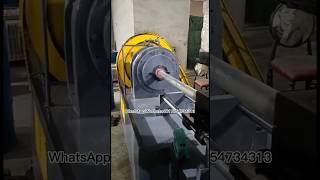 Spiral blade pile cone tip machine, round tube tip reduction machine