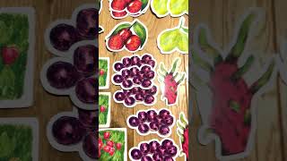 Fruit stickers cutting process