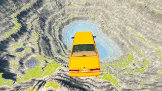 Cars vs Leap of Death Realistic Crashes BeamNG drive #95 | BeamNG