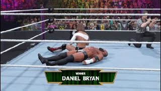 WWE 2K23 Wrestlemania 30 Daniel Bryan Vs Triple h Daniel Bryan Win Getting a Wwe World Title Match