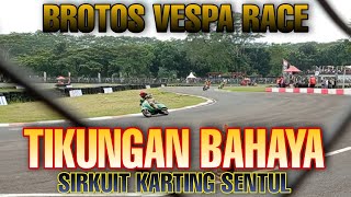 TIKUNGAN BAHAYA ❗| REKAP BROTOS VESPA RACE